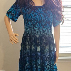 Blair short-sleeved bohemian beachy dress Size Medium